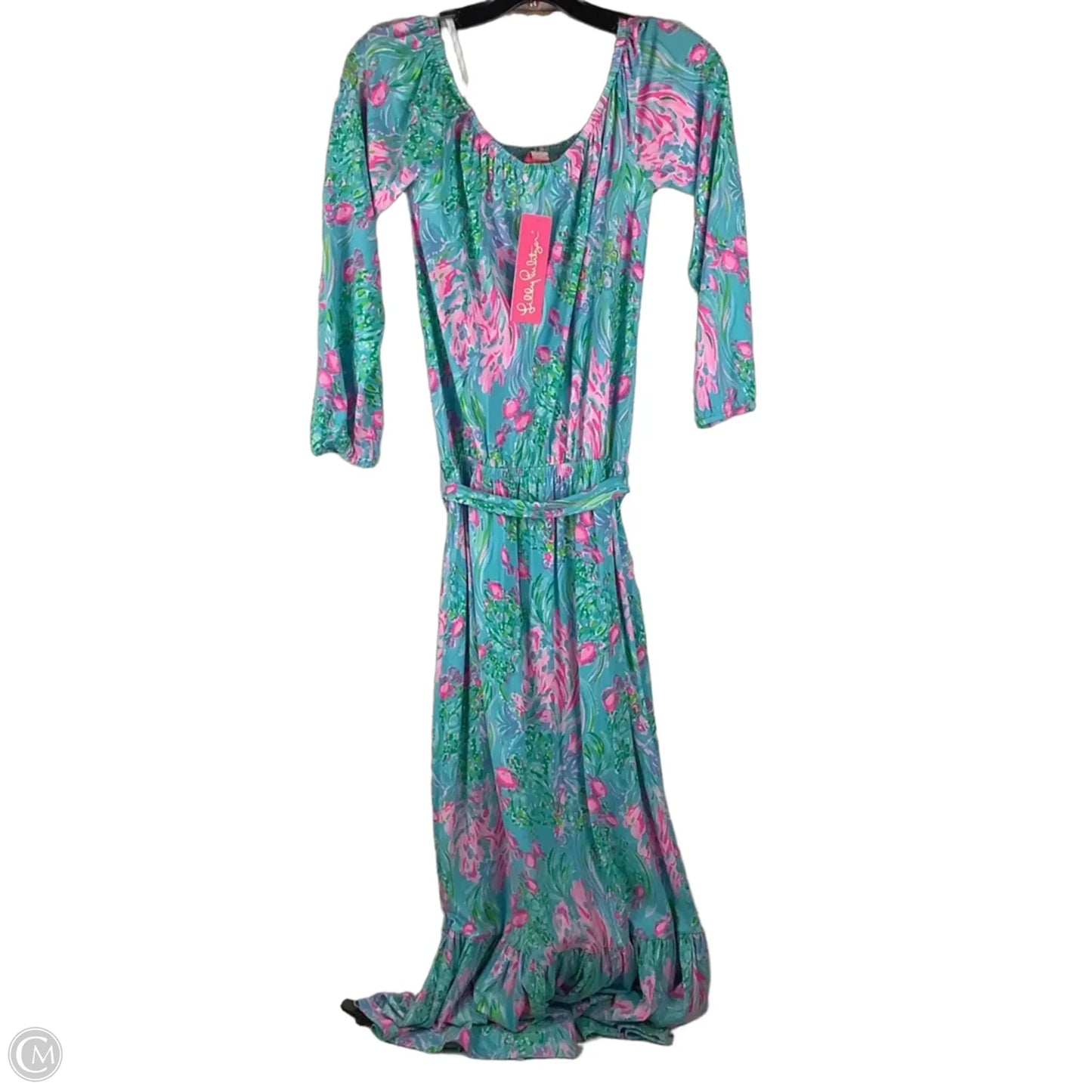 Dress Designer By Lilly Pulitzer In Aqua, Size: Xs