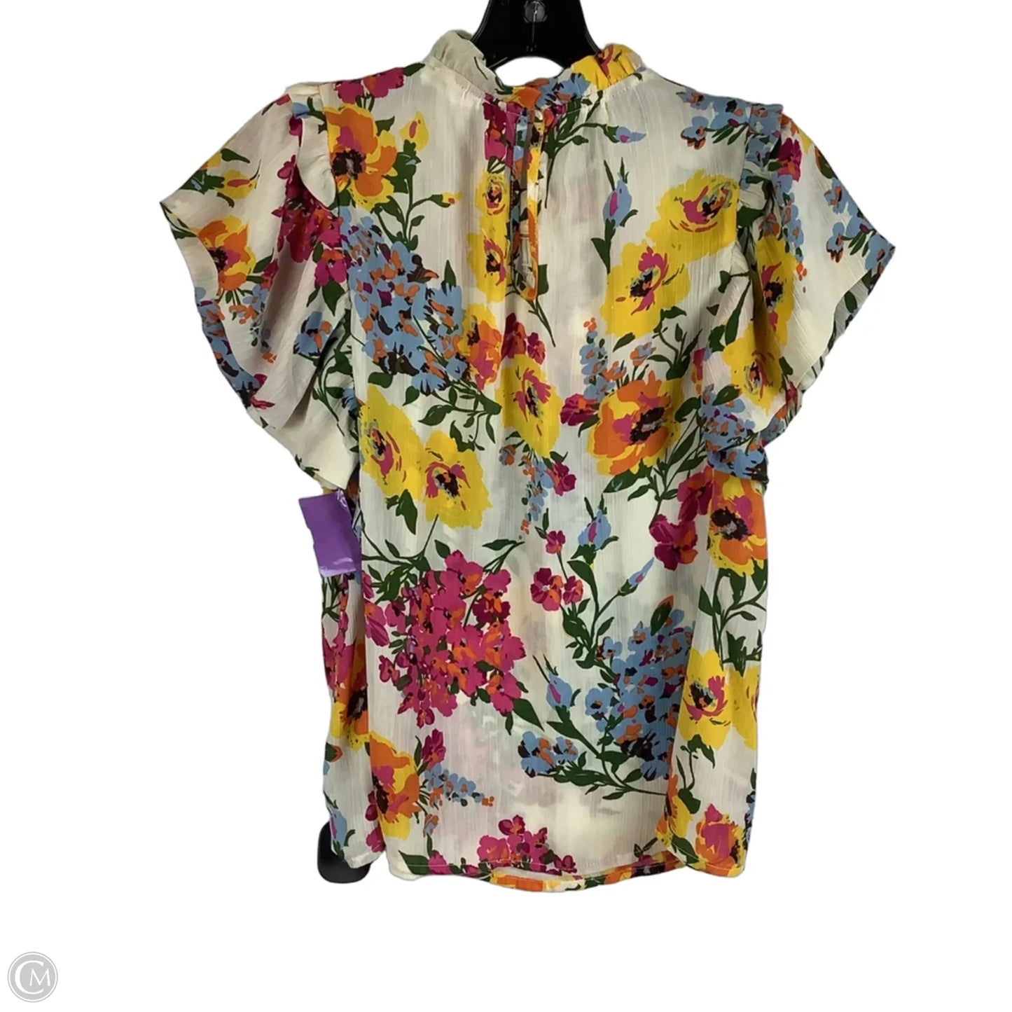 Top Short Sleeve By Thml In Floral Print, Size: S