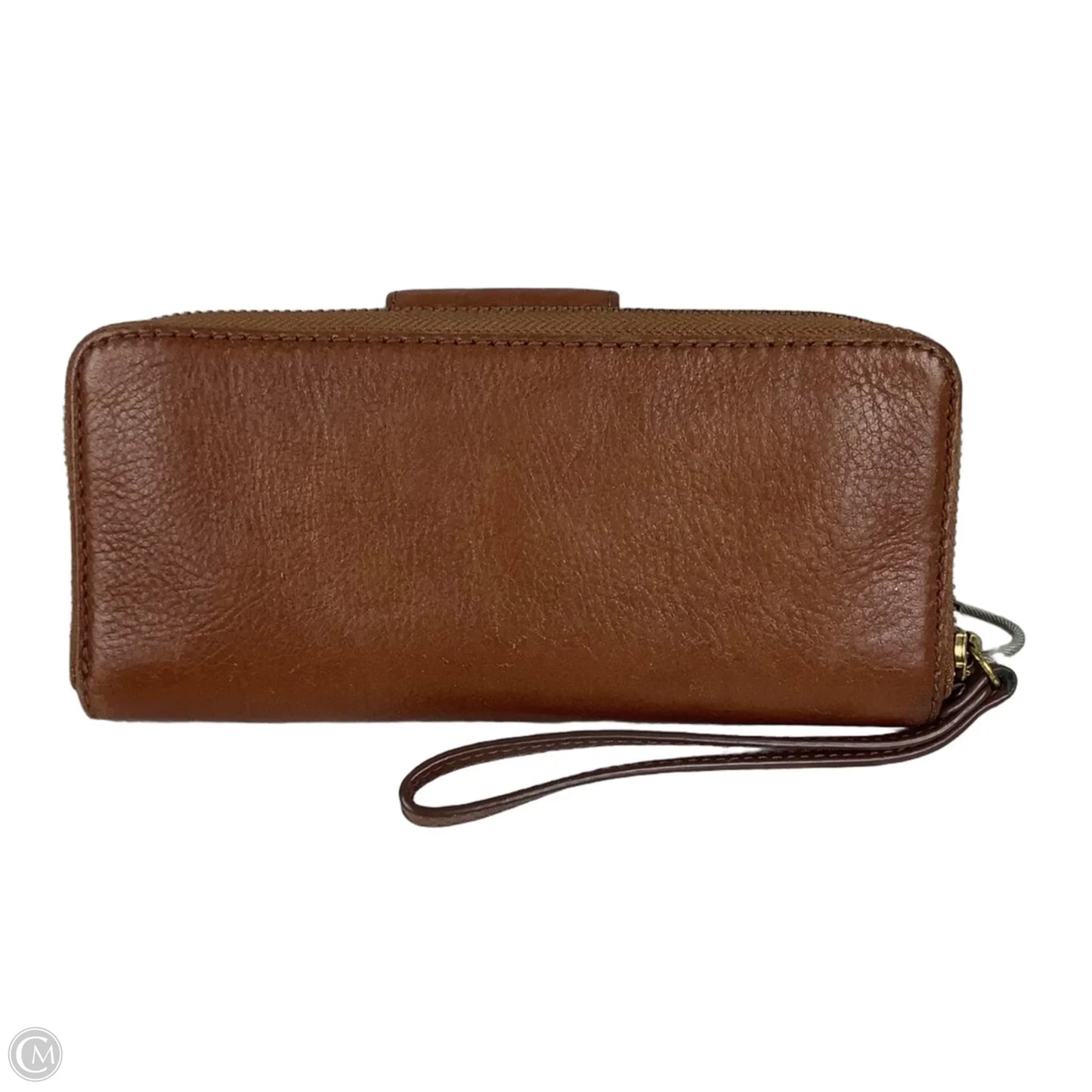 Wallet Leather By Fossil, Size: Large