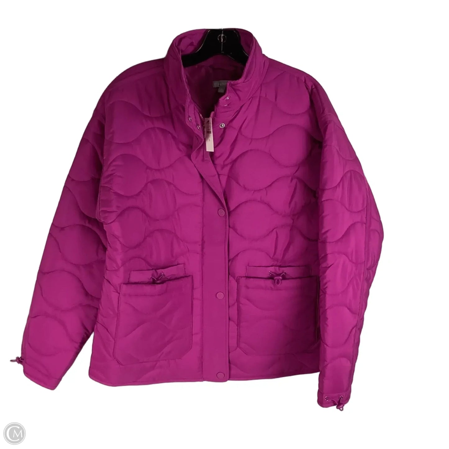 Coat Puffer & Quilted By Talbots In Purple, Size: S