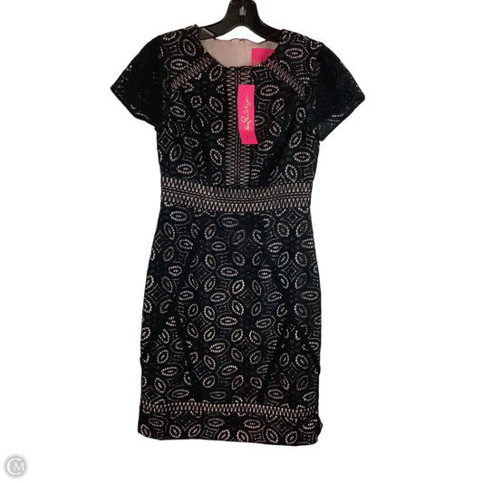 Dress Designer By Lilly Pulitzer In Black, Size: 0