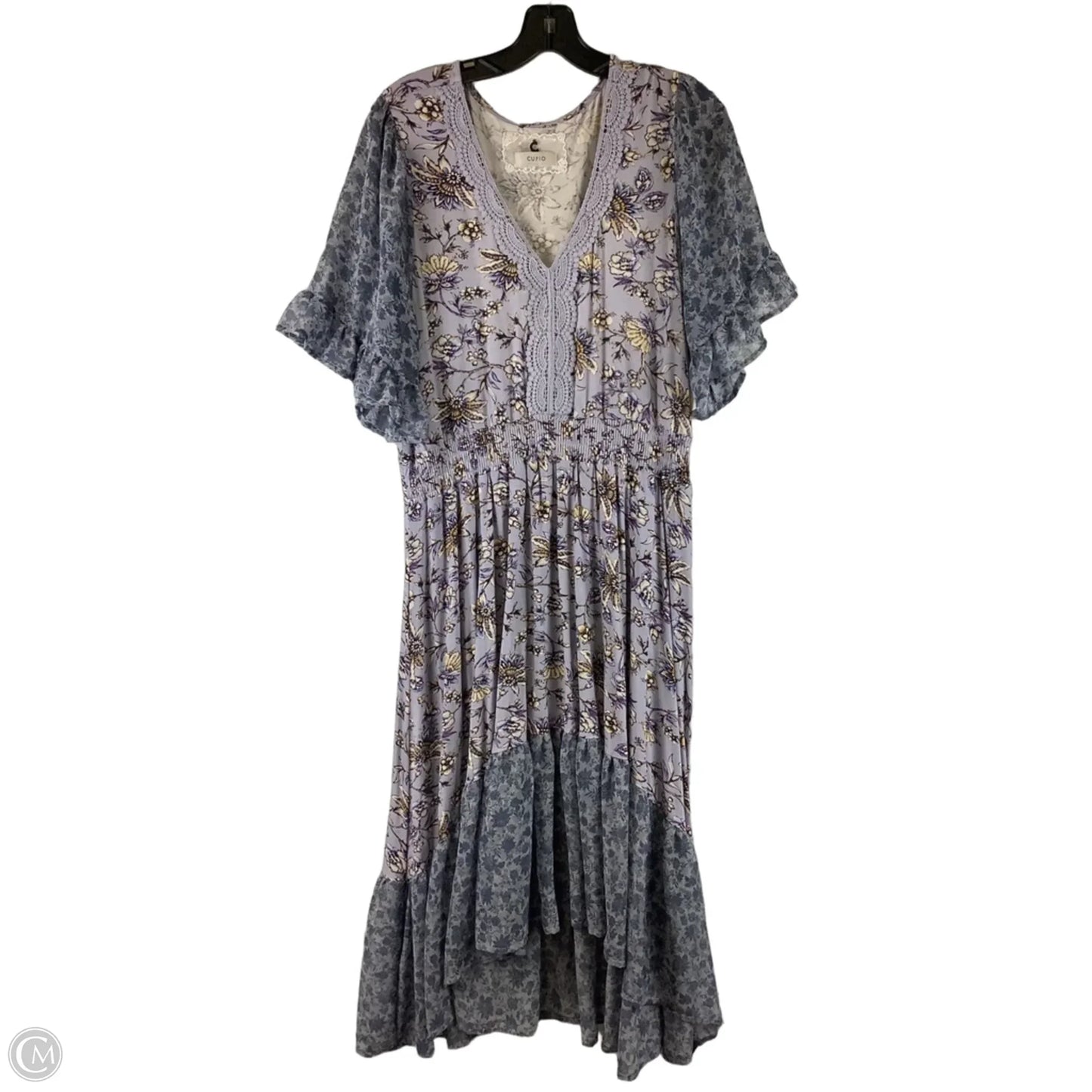 Dress Casual Midi By Cupio In Purple, Size: L