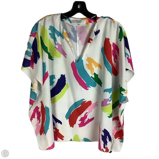 Top Short Sleeve By Crosby In Multi-colored, Size: Xs