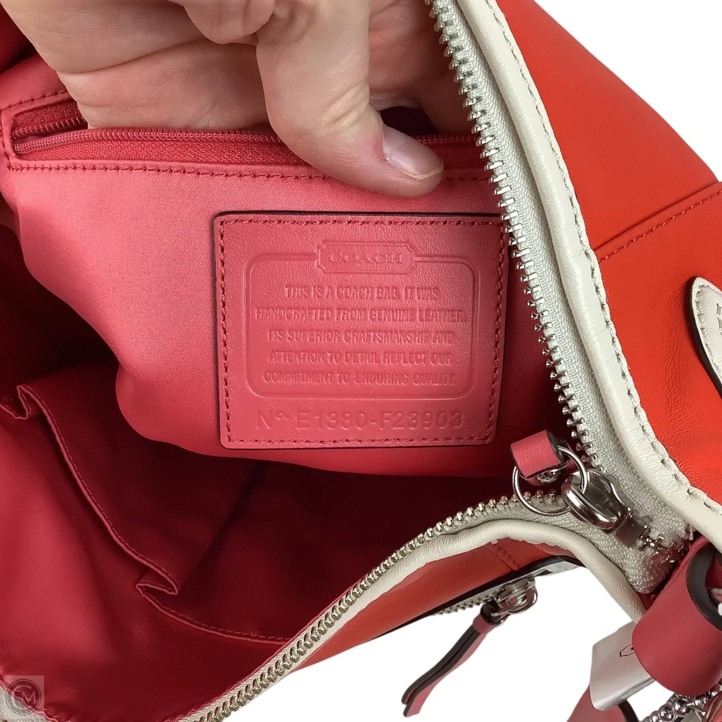 Handbag Designer By Coach, Size: Medium