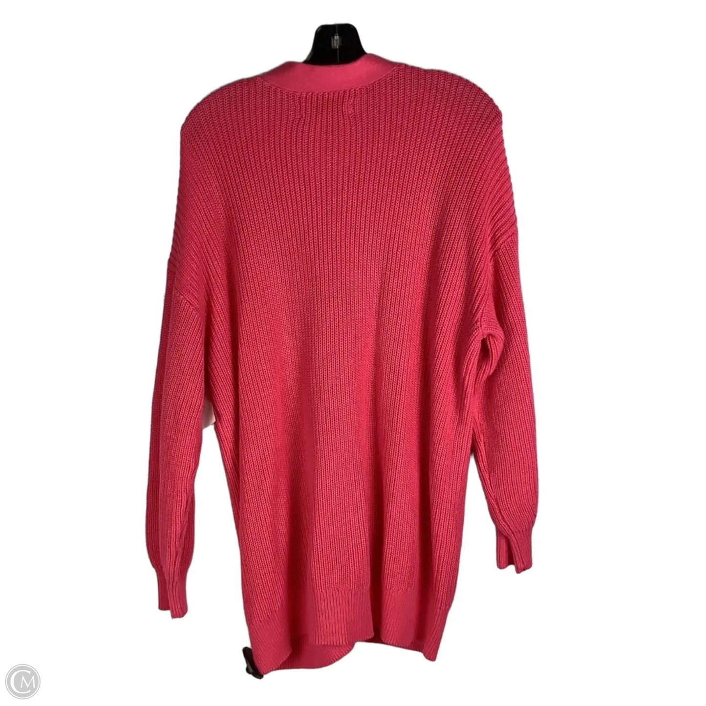Sweater Cardigan By Loft In Pink, Size: Xl