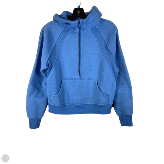 Sweatshirt Hoodie By Jockey In Blue, Size: S