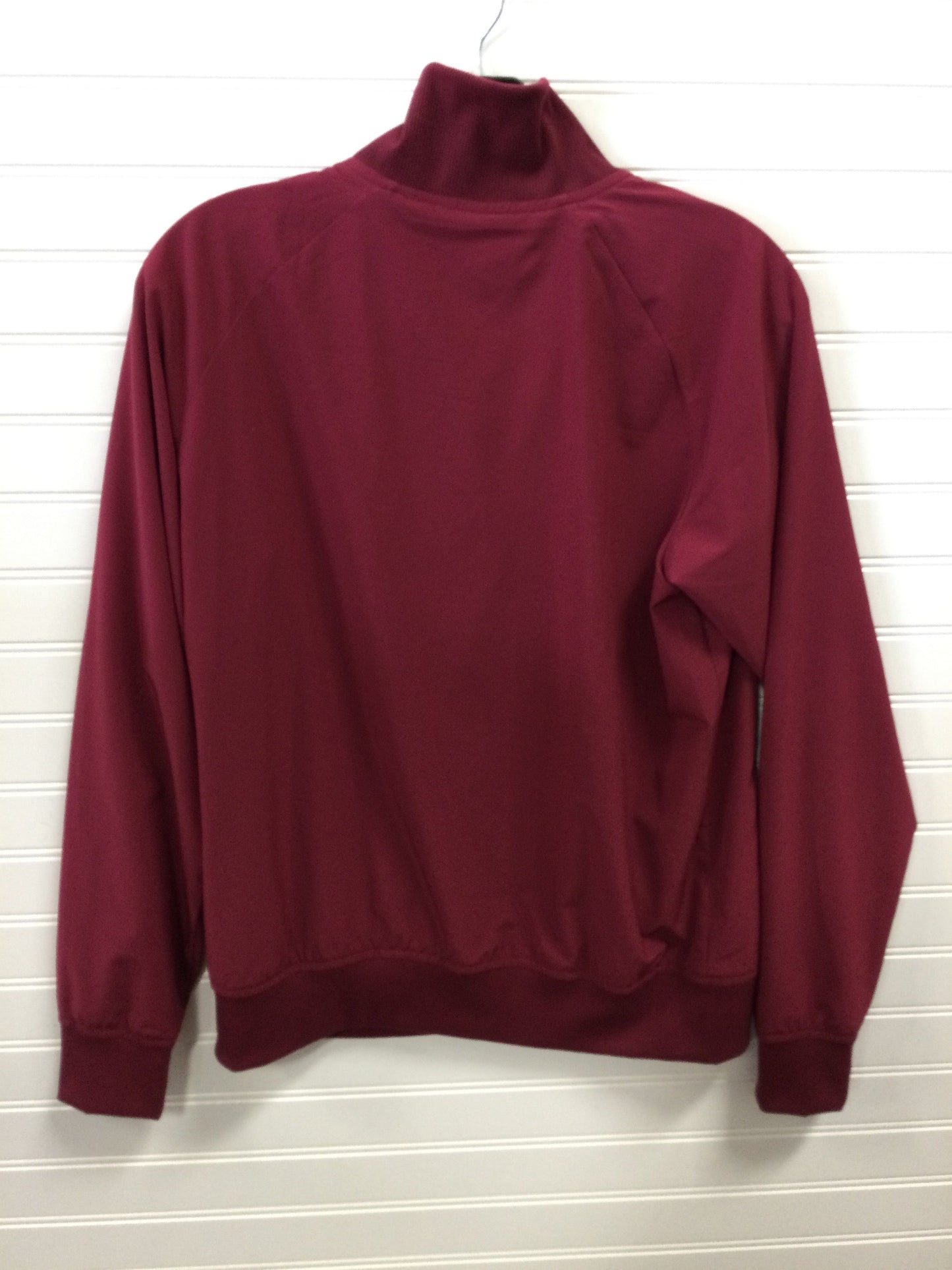 Athletic Jacket By Athleta In Maroon, Size:S