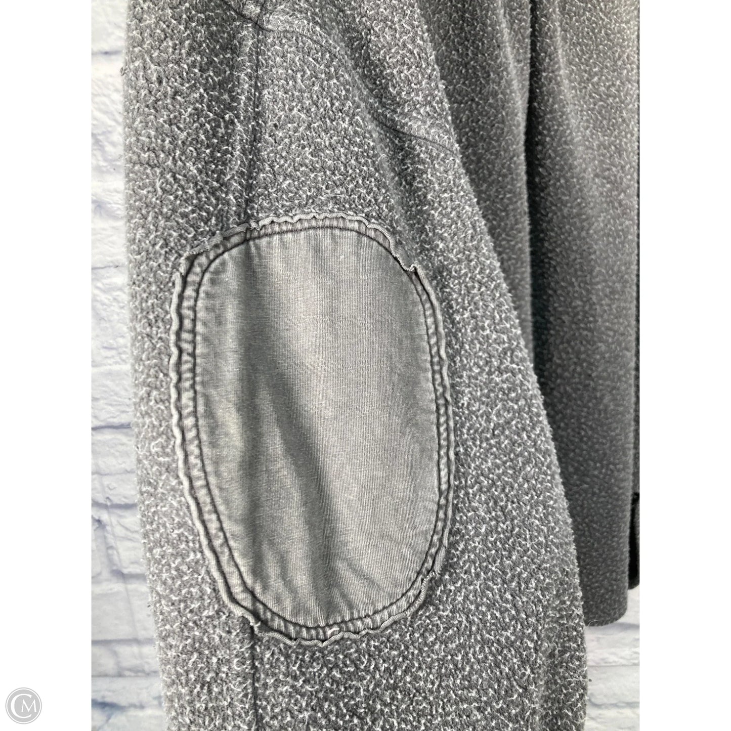 Jacket Shirt By Free People In Grey, Size: L