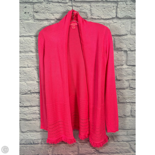 Sweater Cardigan Designer By Lilly Pulitzer In Pink, Size: Xxs