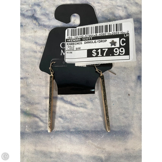 Earrings Dangle/drop By Kendra Scott