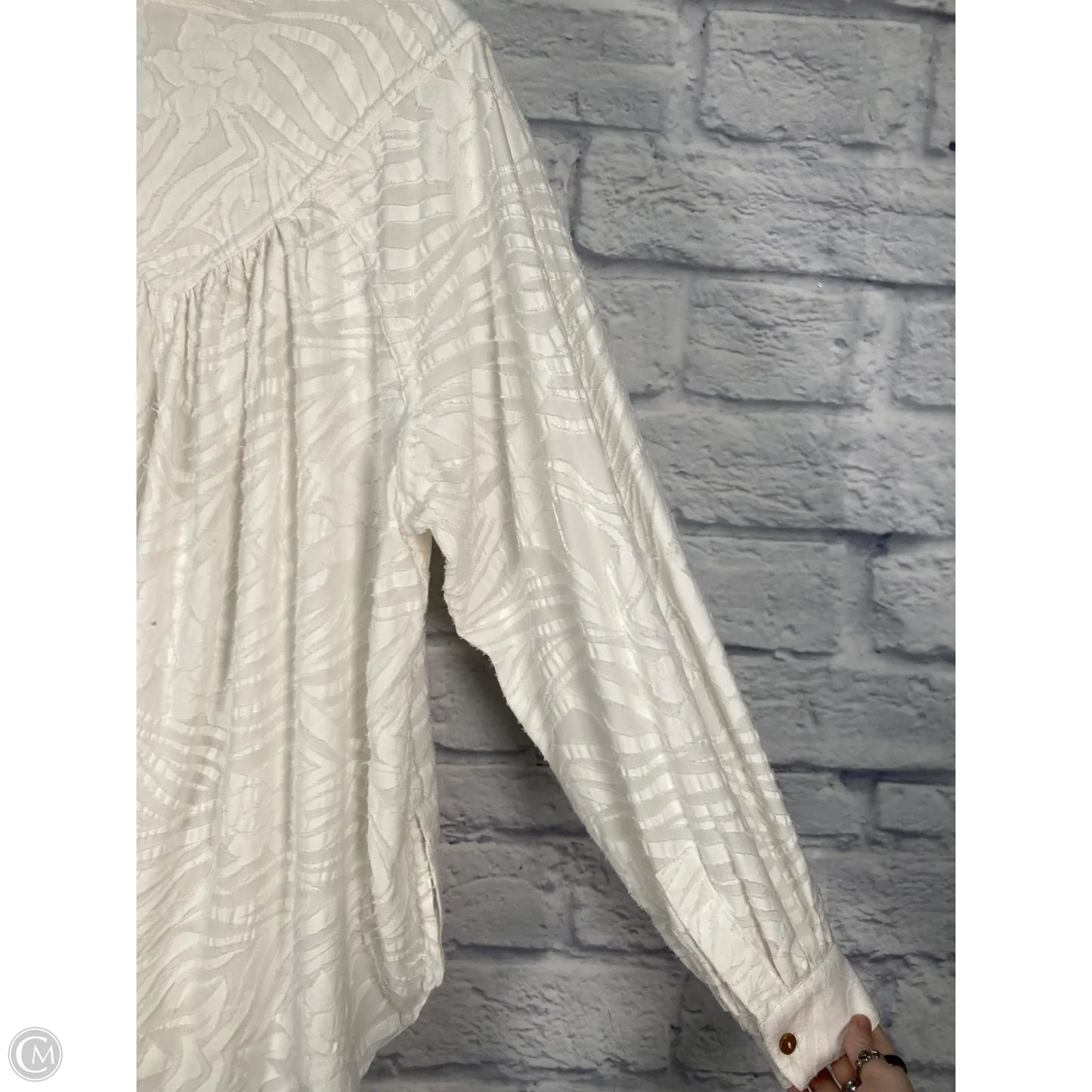 Tunic Long Sleeve By Free People In White, Size: Xs