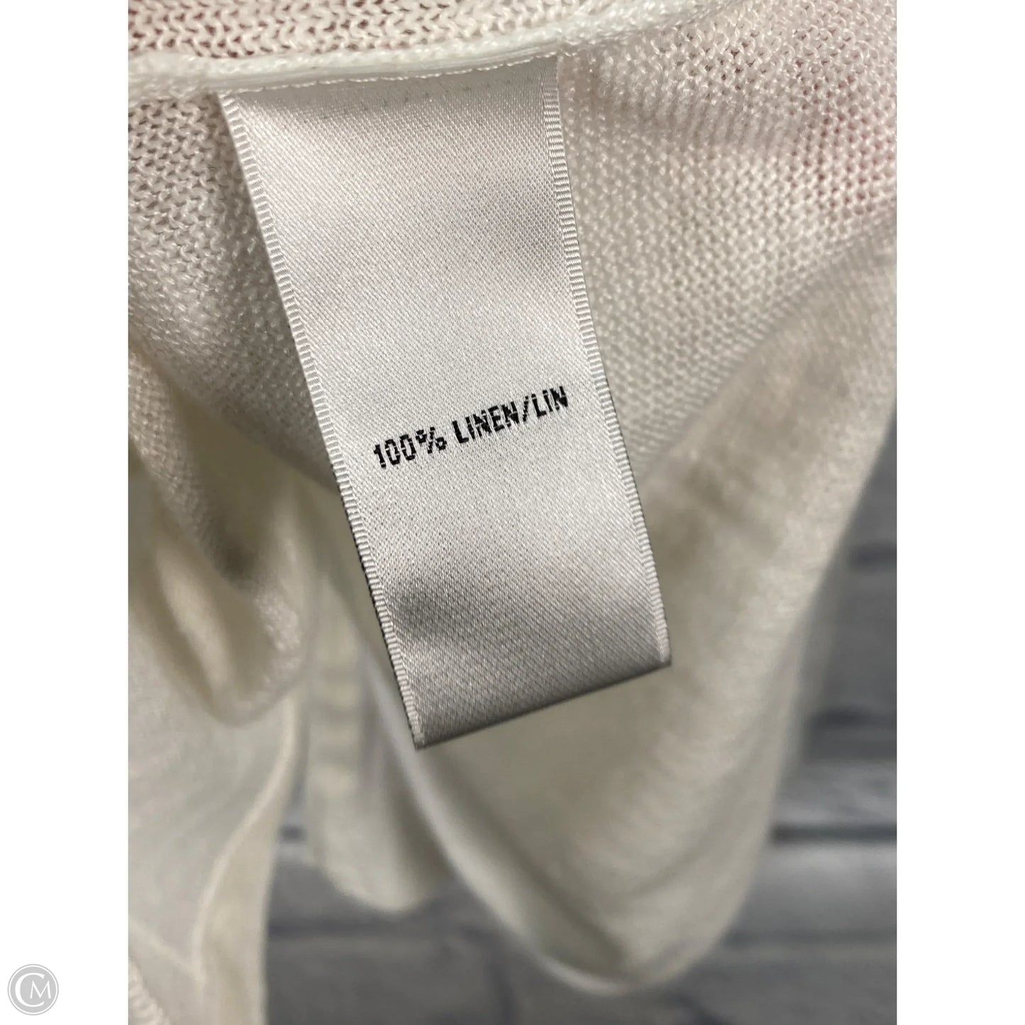 Cardigan Designer By Lafayette 148 In Cream, Size: 2x