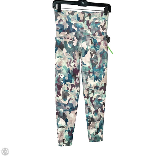 Athletic Leggings By Spanx In Blue & Purple, Size: S