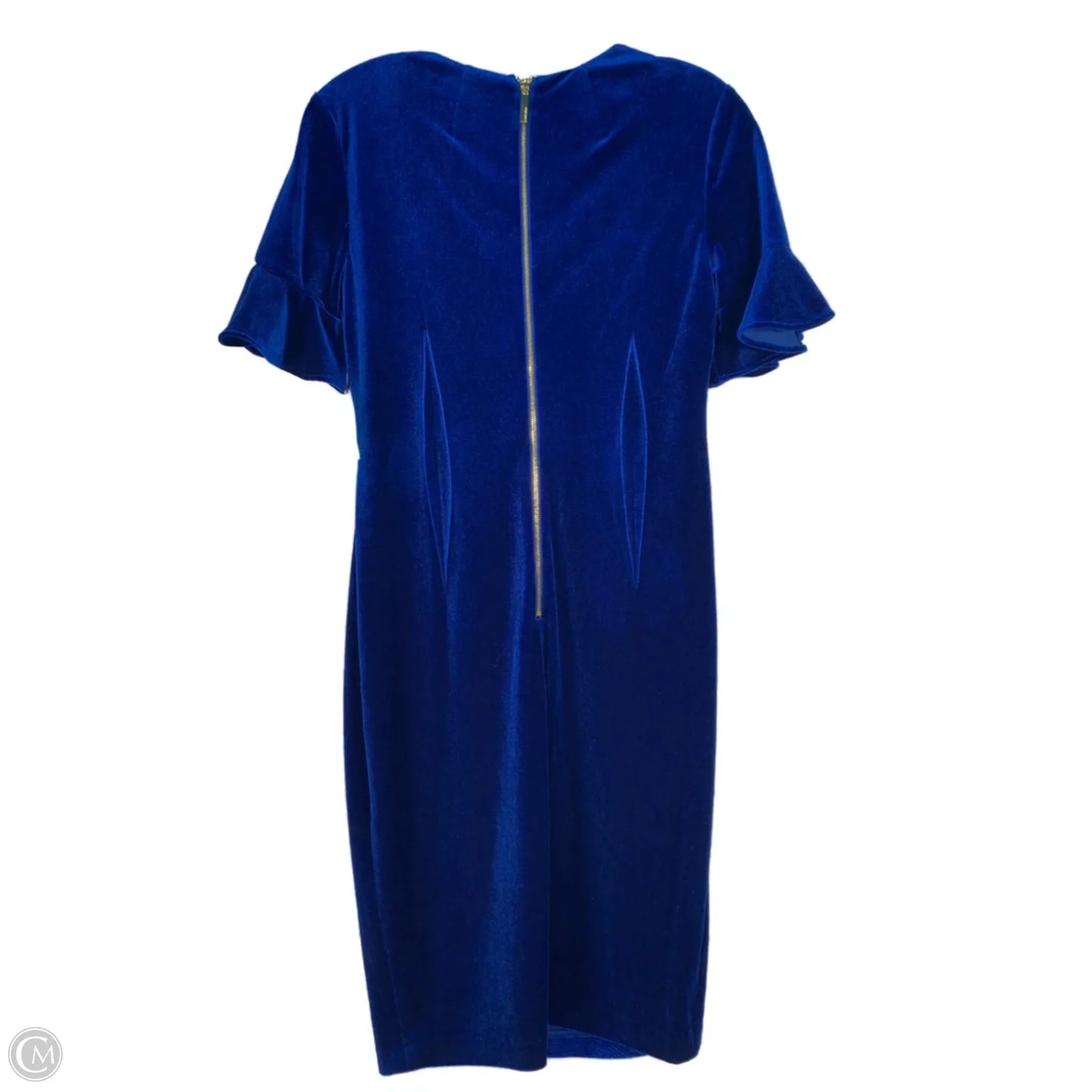Dress Party Midi By Calvin Klein In Blue, Size: S