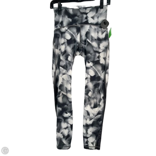 Athletic Leggings By Lululemon In Black & Grey, Size: S
