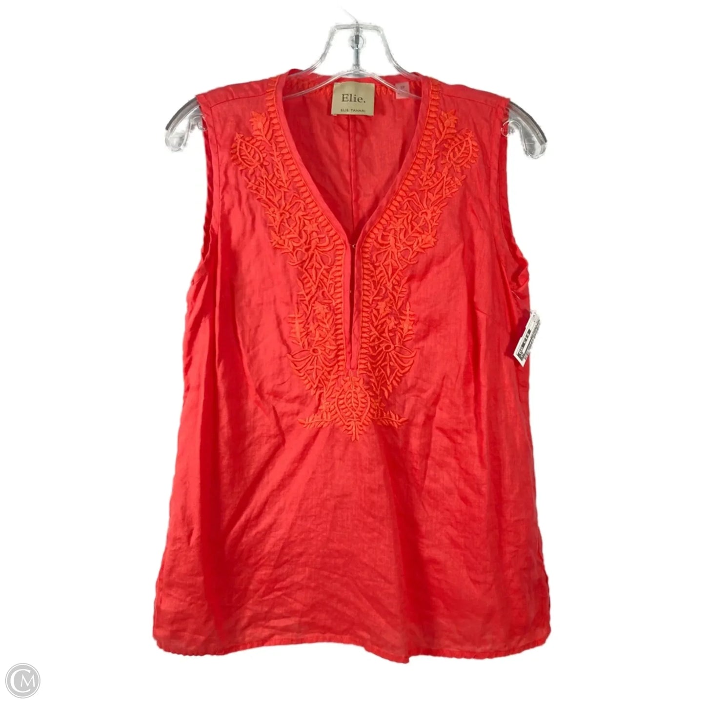 Top Sleeveless By Elie Tahari In Pink, Size: S