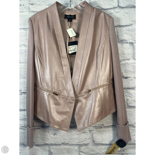 Blazer Designer By St John Collection In Pink, Size: L