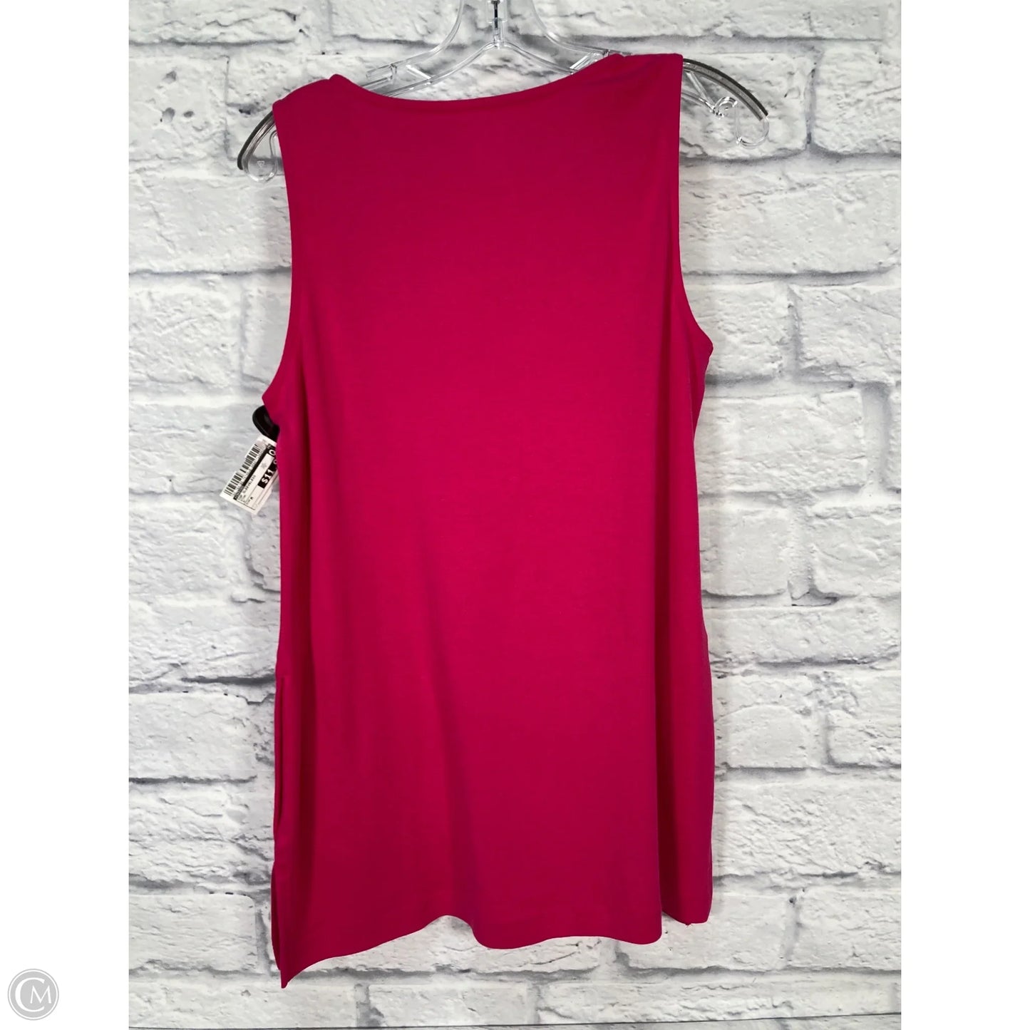 Top Sleeveless By Chicos In Pink, Size: M