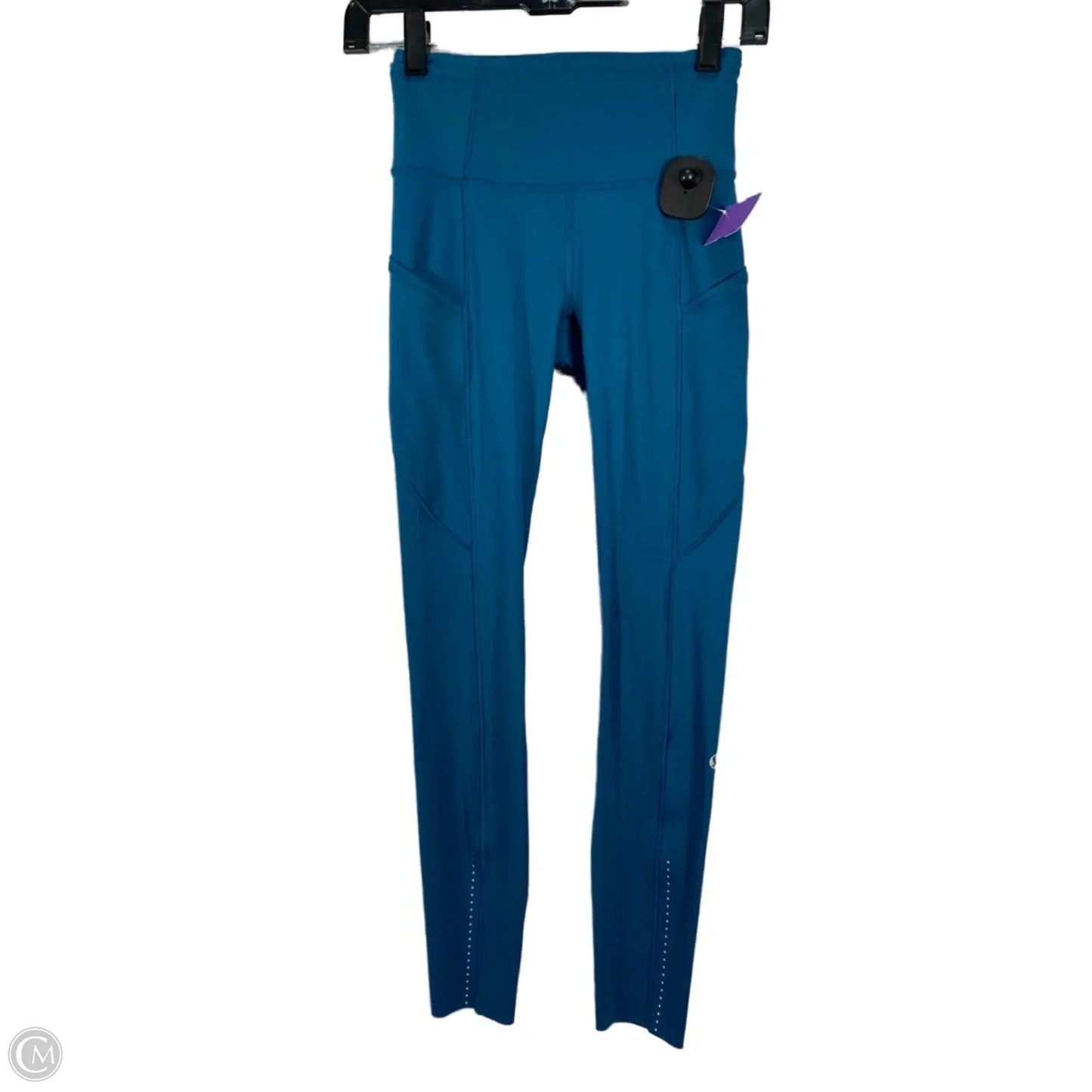 Athletic Leggings By Lululemon In Blue, Size: Xs