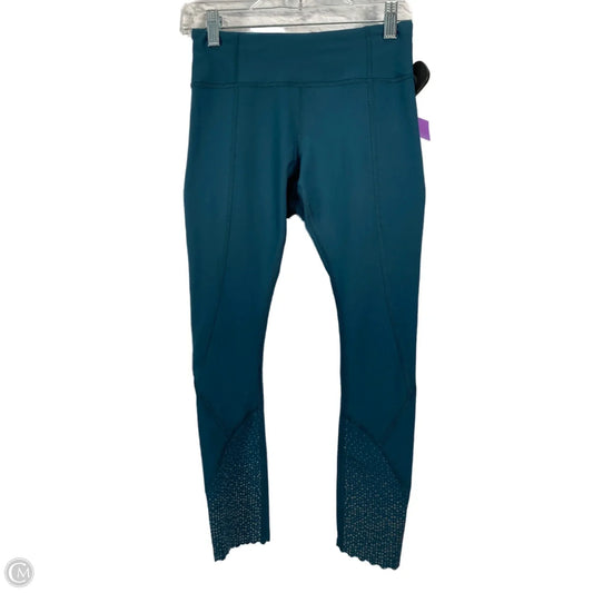 Athletic Leggings By Lululemon In Teal, Size: S
