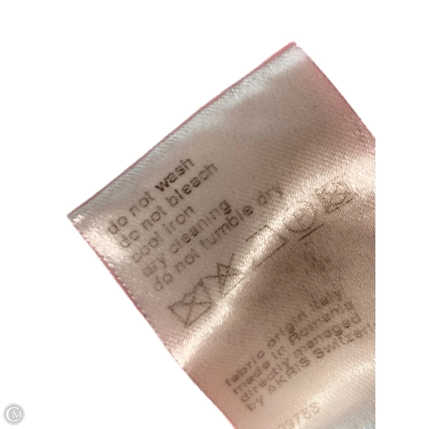 Coat Wool By Akris In Black & Cream, Size: S