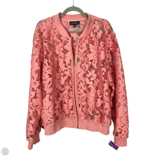 Jacket Other By Lane Bryant In Pink, Size: 3x