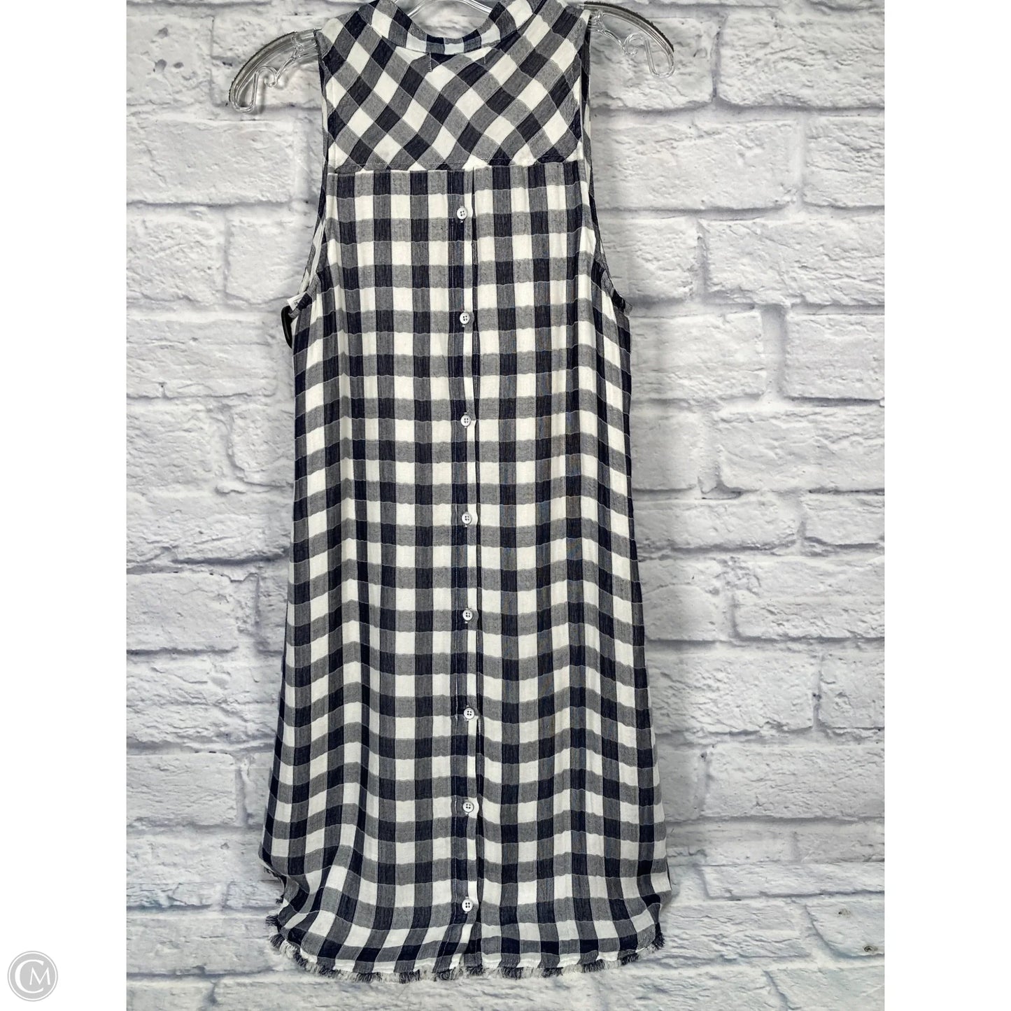 Dress Casual Short By Cloth & Stone In Blue & White, Size: Xs