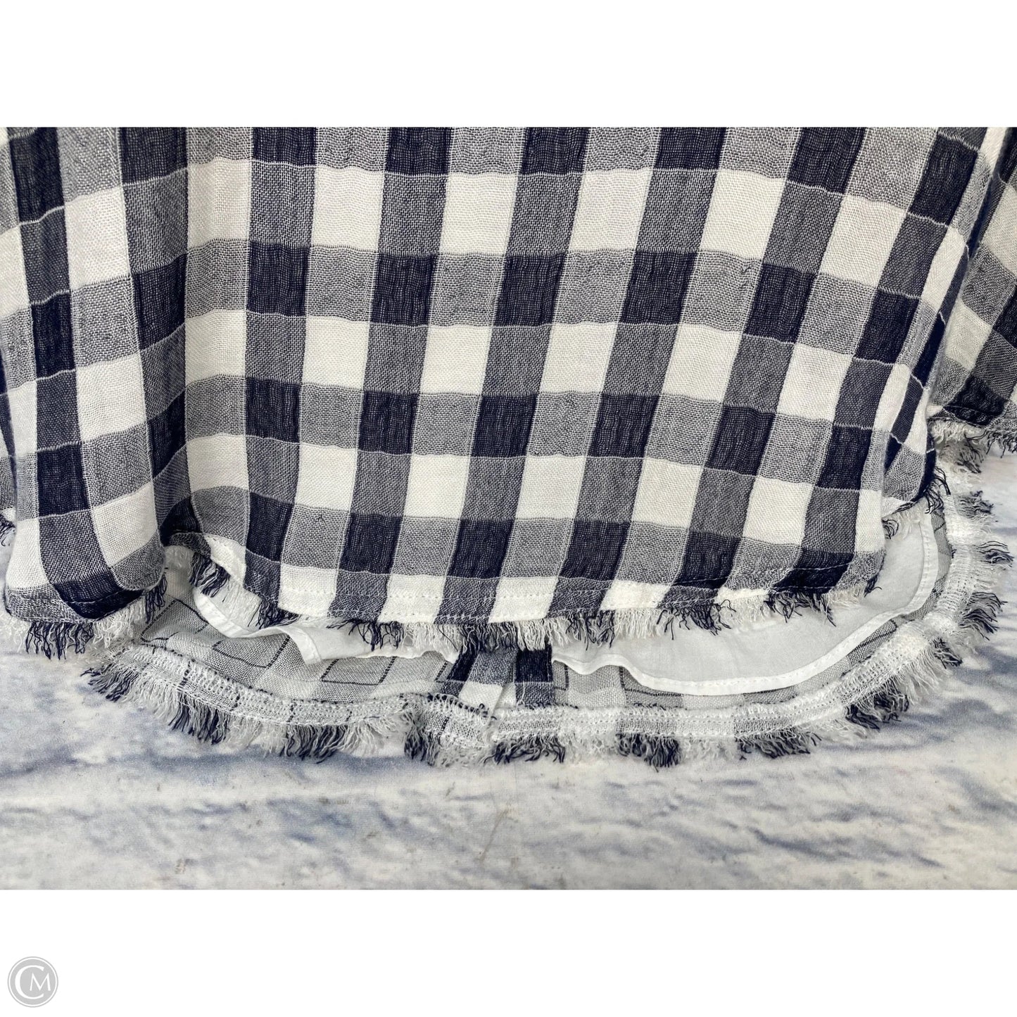 Dress Casual Short By Cloth & Stone In Blue & White, Size: Xs