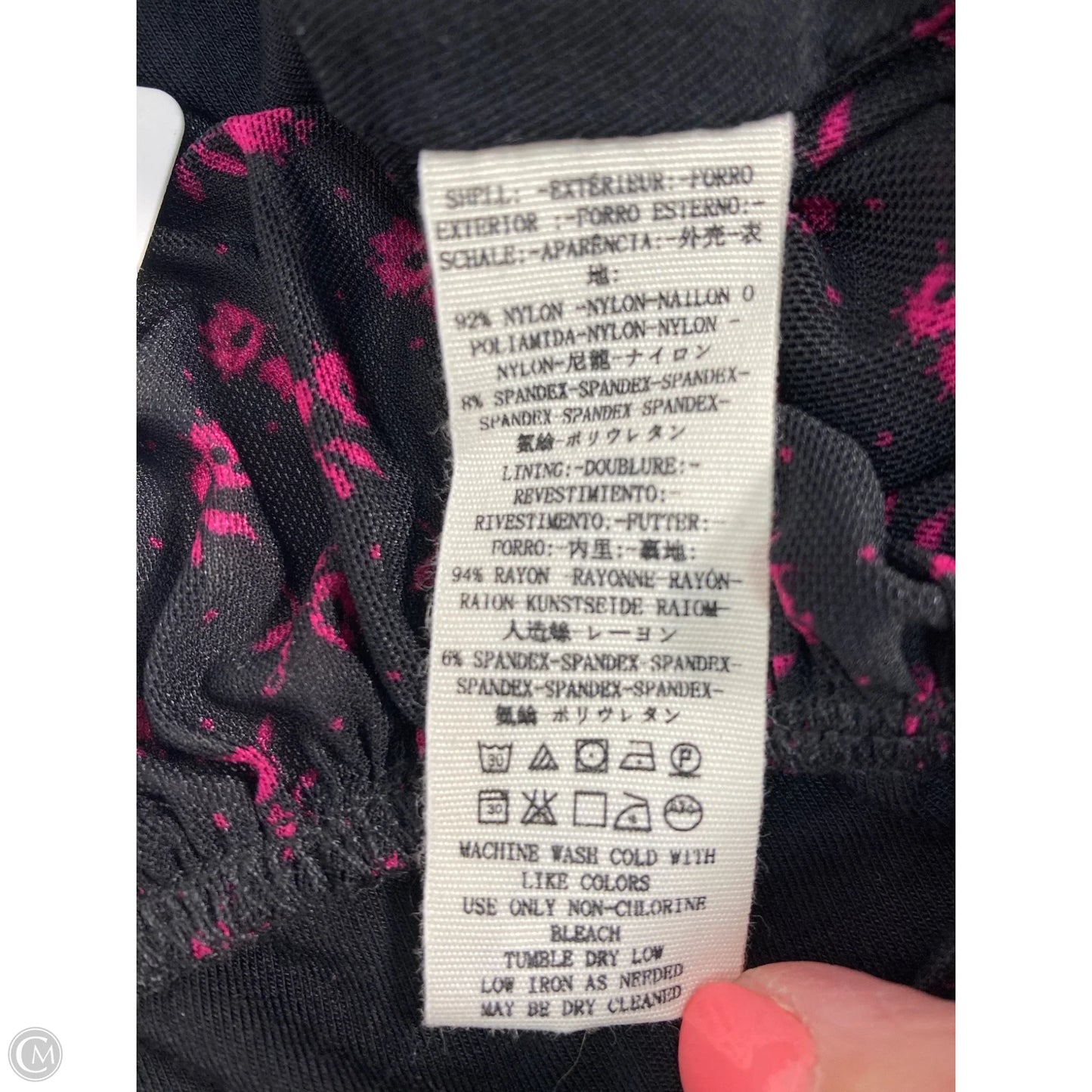 Top Long Sleeve By Free People In Black & Purple, Size: S