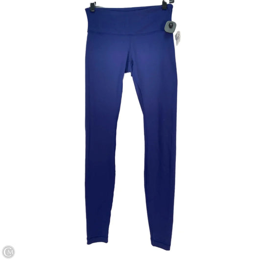 Athletic Leggings By Lululemon In Blue, Size: S