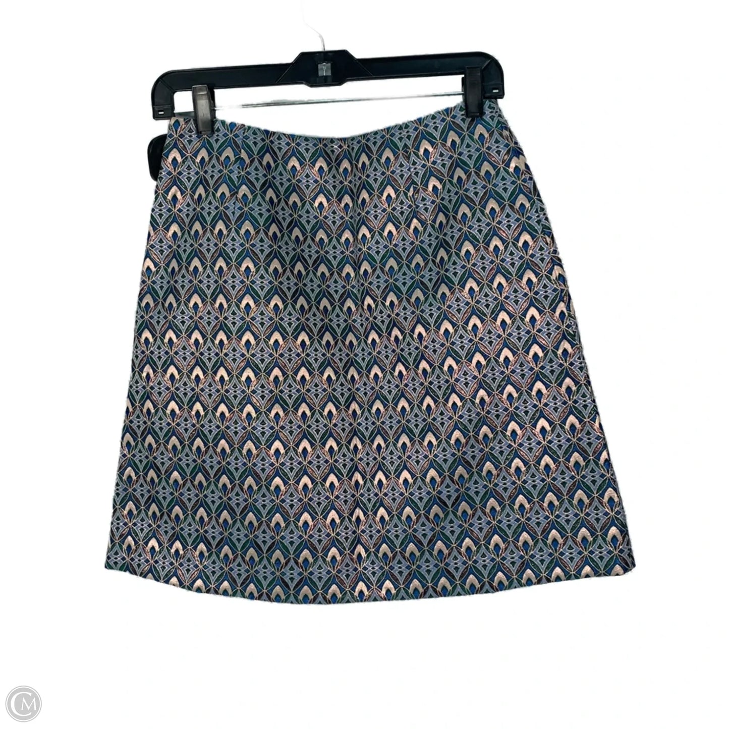 Skirt Mini & Short By Anthropologie In Blue & Green, Size: 6
