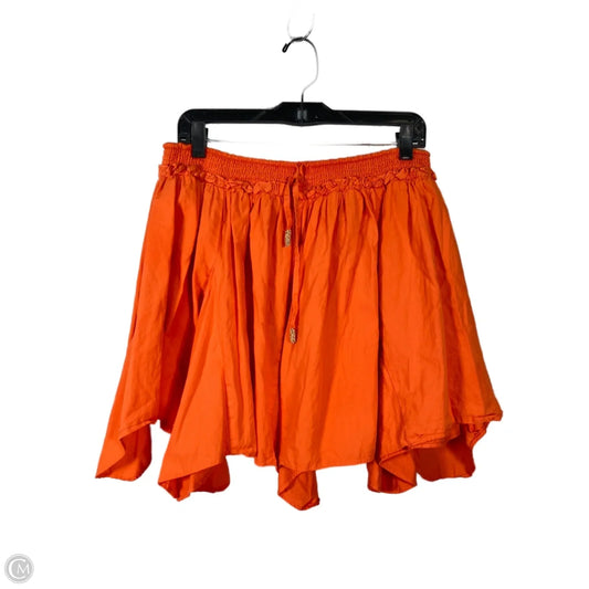 Skirt Mini & Short By Free People In Orange, Size: 12