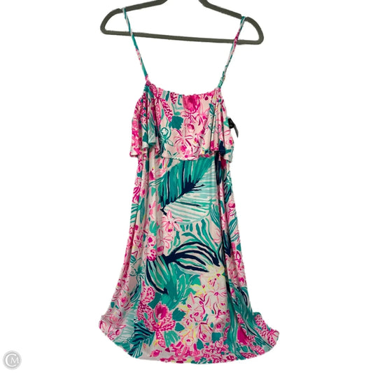 Dress Designer By Lilly Pulitzer In Green & Pink, Size: Xs