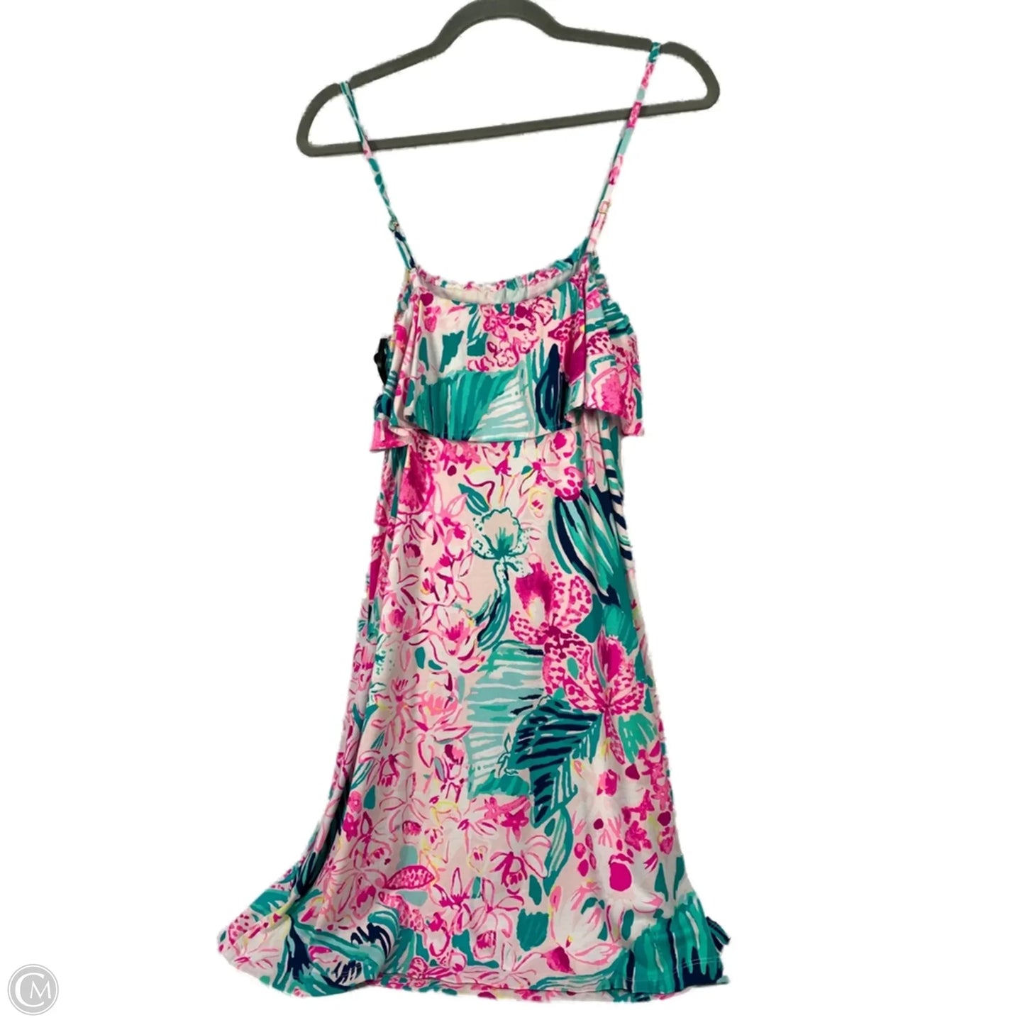 Dress Designer By Lilly Pulitzer In Green & Pink, Size: Xs