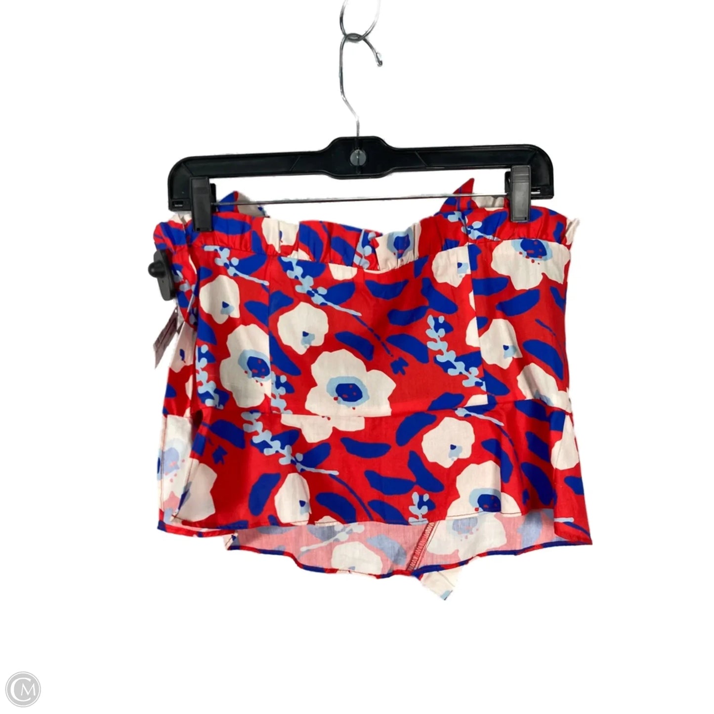 Top Sleeveless By Hutch In Blue & Red & White, Size: M