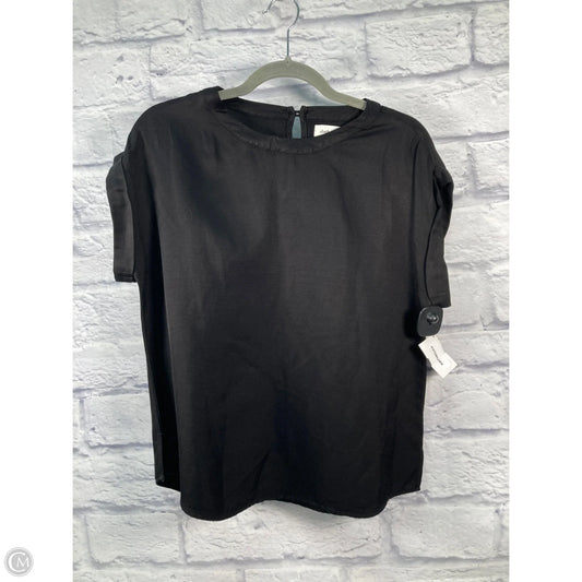 Top Short Sleeve By Cloth & Stone In Black, Size: S