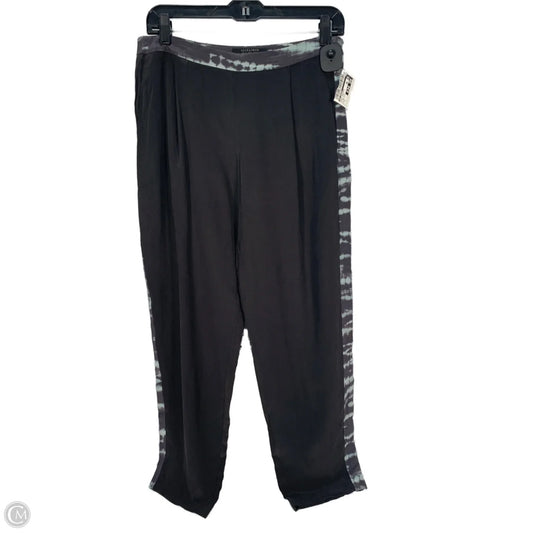 Pants Designer By All Saints In Black & Grey, Size: 6