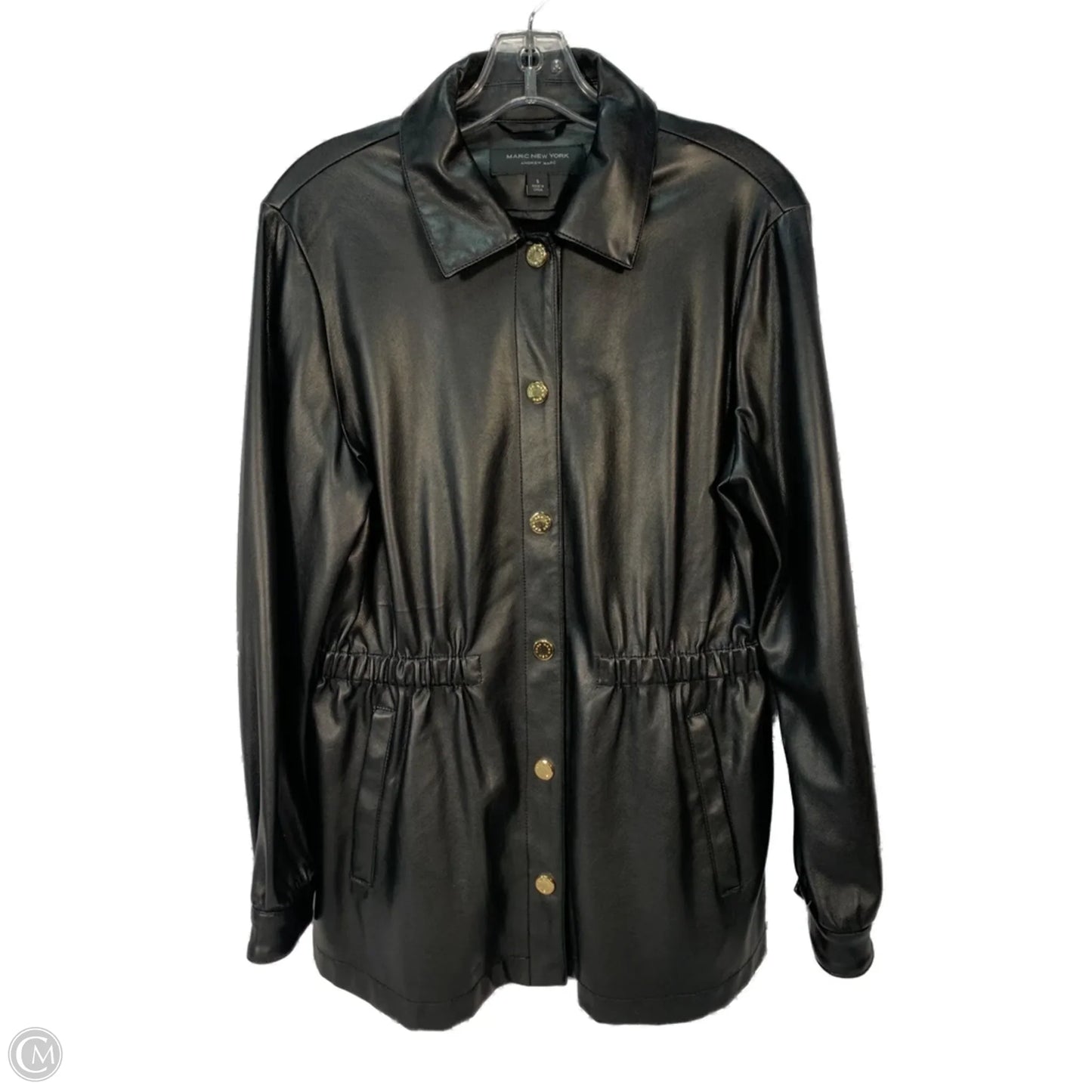 Jacket Shirt By Marc New York In Black, Size: S