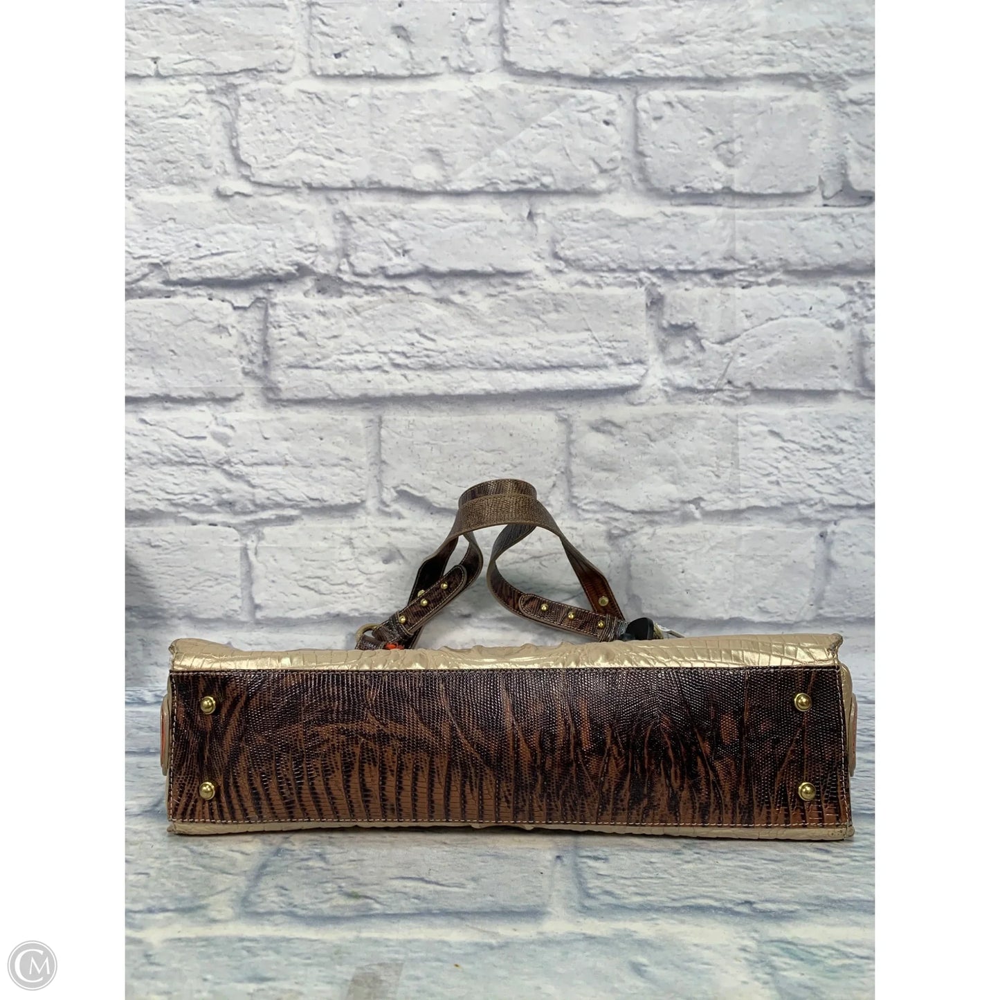 Handbag Designer By Brahmin, Size: Large