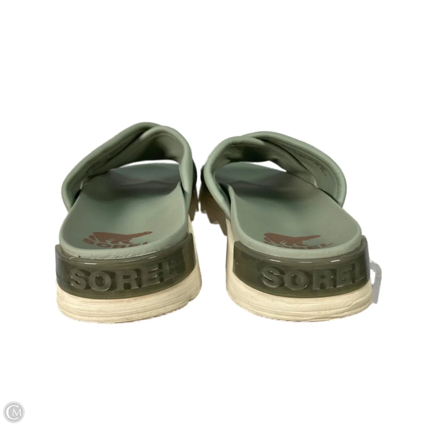 Sandals Flats By Sorel In Green, Size: 9.5