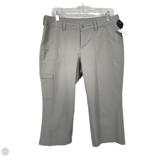 Athletic Capris By The North Face In Grey, Size: M