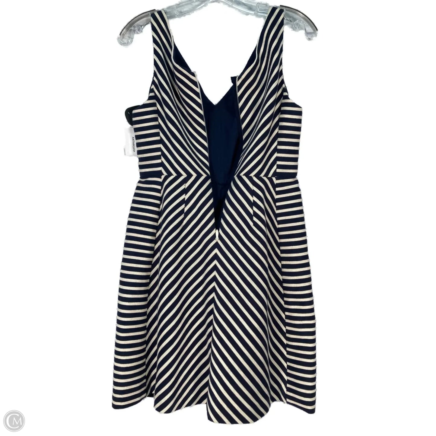 Dress Party Short By Maeve In Blue & Cream, Size: Sp