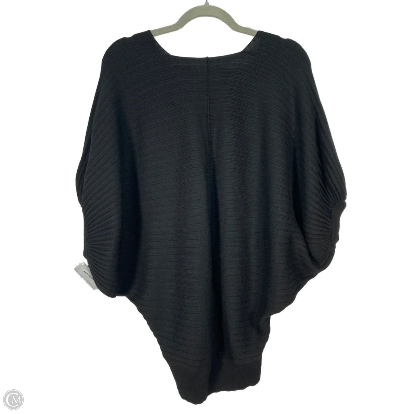 Sweater Short Sleeve By Anthropologie In Black, Size: S