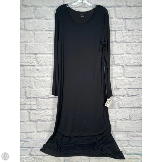 Dress Casual Midi By Daily Practice By Anthropologie In Black, Size: L