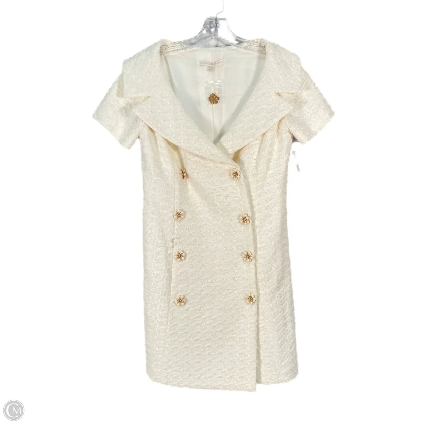 Dress Party Midi By Boston Proper In Cream, Size: S
