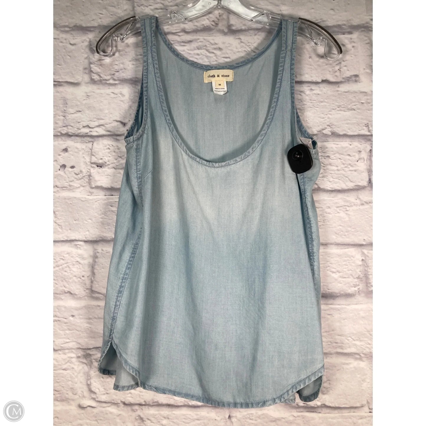 Top Sleeveless By Cloth & Stone In Blue, Size: M