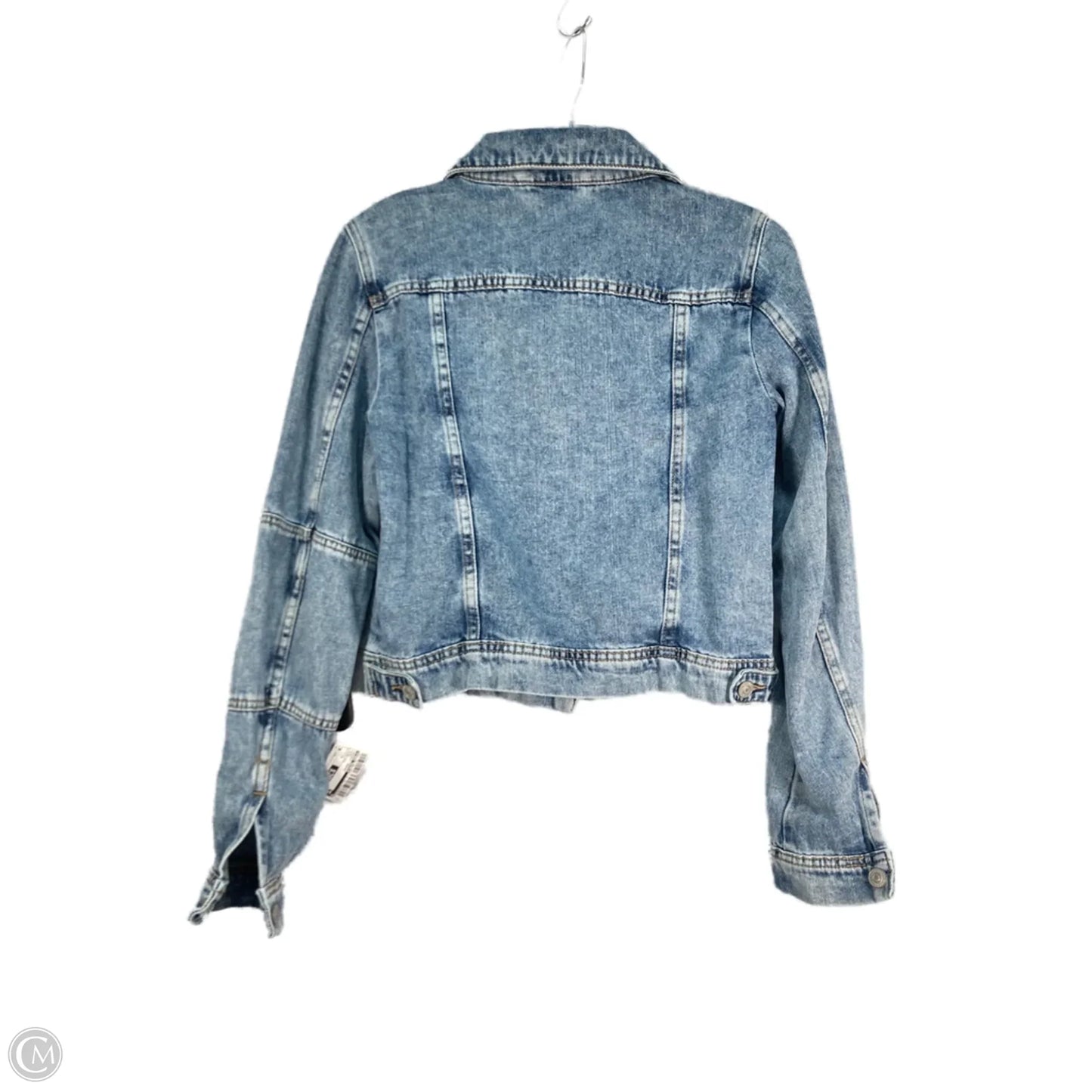 Jacket Denim By Free People In Blue, Size: Xs