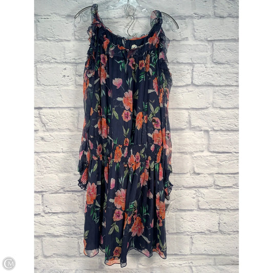 Dress Party Short By Johnny Was In Blue & Pink, Size: M