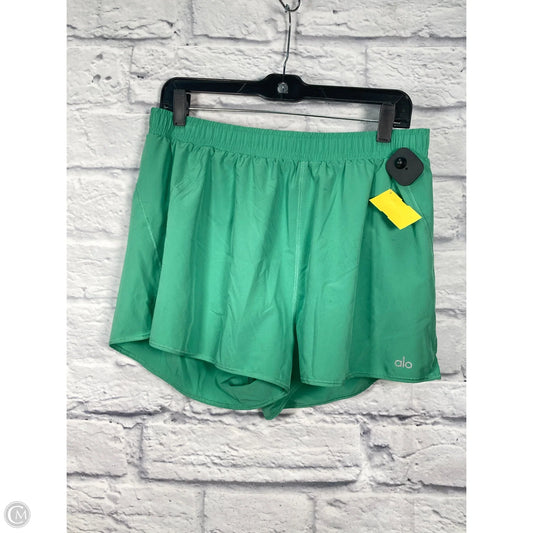 Athletic Shorts By Alo In Green, Size: L