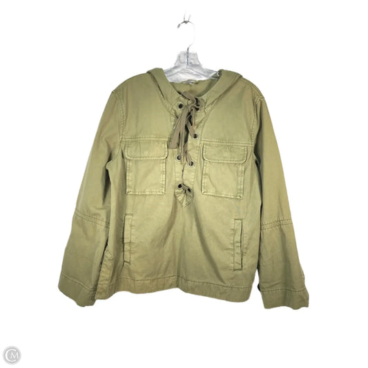 Jacket Shirt By Free People In Green, Size: S